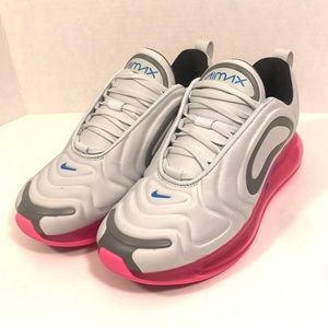 Nike Air Max 720 Pure Platinum Pink Blast (GS) AQ3196-008 Size 5.5!